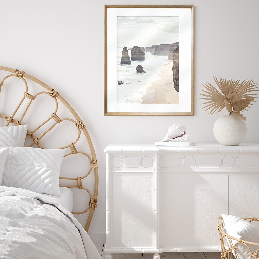 HERITAGE04-Boho-Coastal-Neutral-Rattan-Bedroom-Australiana-Framed-Art-copy